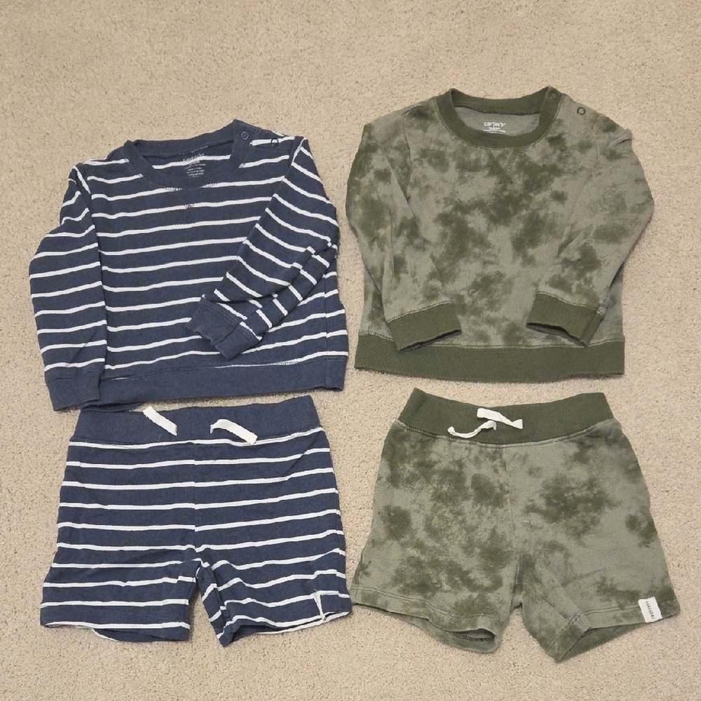 Carter's Sweatshirt And Shorts Matching Sets